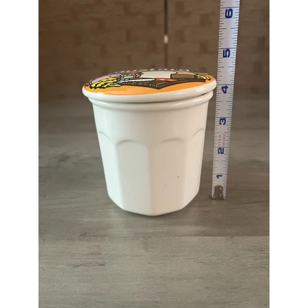 Vintage Ceramic Mustard Crock Canister Wal-Mart 4
